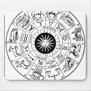 Vintages Zodiakrad Mousepad