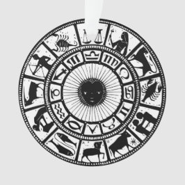 Vintages Zodiakrad Ornament
