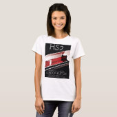 VINTAGES Zugplakat HS2, T-Shirt (Vorne ganz)