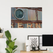 Vintages Zugplakat Poster (Heimbüro)