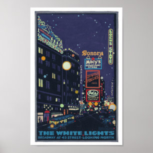 Vintages Zwanzigerjahre Times Square Posterette Poster