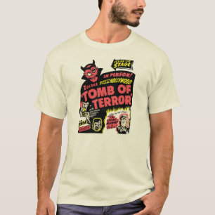 VintageTomb der Terror-Gespenst-Show-Plakat-Kunst T-Shirt