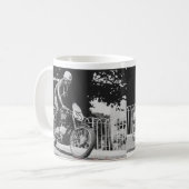 VINTAGETRAKTORRAD KAFFEETASSE (Vorderseite Links)