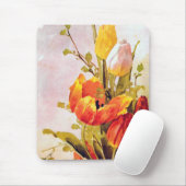 VintageTulips Mousepad (Mit Mouse)