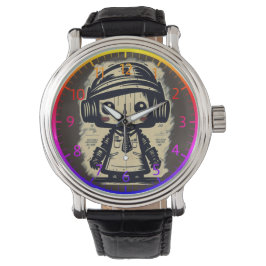 vintaje cute robot steampunk friendly IA Armbanduhr