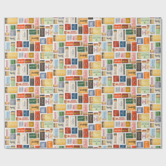 Vintange Dallas Matchbook Wrapping Paper Geschenkpapier