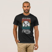 Vinteage Beagle Retro Style Dog T-Shirt (Vorne ganz)