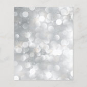 Vinter Holidays Weihnachten personalisierter Flyer (Hinten)