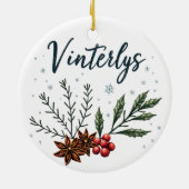 Vinterlys Scandinavian Christmas Ornament (Hinten)