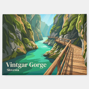 Vintgar-Schlucht Slowenien Magnet