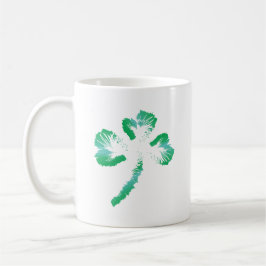 Vintge Kleeblatt Leaf, St. Patrick's Day Kaffeetasse