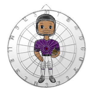 VINTO Retro Football Plaple Black Dartscheibe