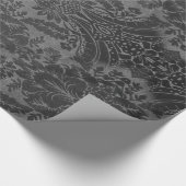 Vinya Goth Vintage Barock Geschenkpapier (Ecke)
