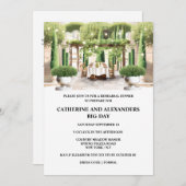 Vinyard Fine Sommer Essplatz Topiary Papplar Einladung (Vorne/Hinten)