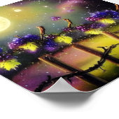 Vinyard Tinte und Wasserkunst Poster (Ecke)