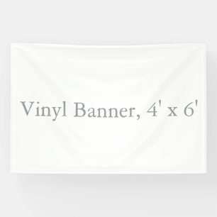 Vinyl 1,20 m x 1,80 m banner