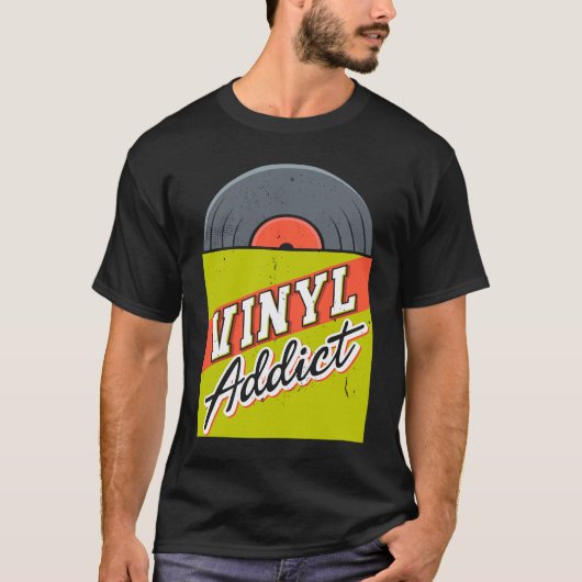 Vinyl Addict T-Shirt (Vorderseite)