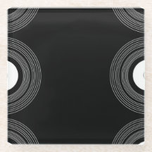 Vinyl auf schwarz