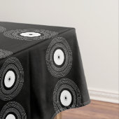 Vinyl auf schwarz tischdecke (Beispiel)