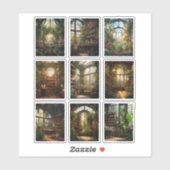 Vinyl-Aufkleber der Botanischen Akademie Aufkleber (Blatt)