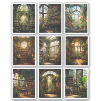 Vinyl-Aufkleber der Botanischen Akademie Aufkleber