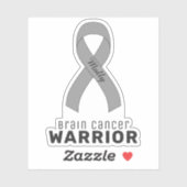 Vinyl-Aufkleber für Hirnkrebs Aufkleber (Blatt)