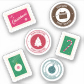 Vinyl-Aufkleber mit Postage-Briefmarke Aufkleber (Vorderseite)