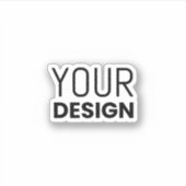 Vinyl-Aufkleber nach Maß [alle Größen] Aufkleber (Vorderseite)