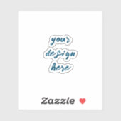 Vinyl-Aufkleber nach Maß Aufkleber (Blatt)