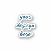 Vinyl-Aufkleber nach Maß Aufkleber (Vorderseite)