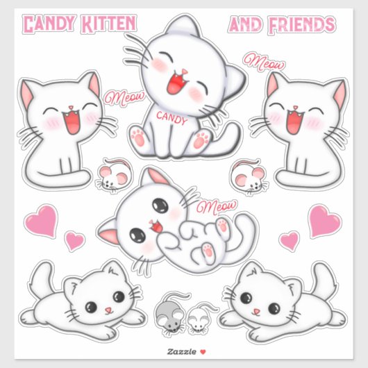 Vinyl-Aufkleber nach Maß Aufkleber (Blatt)