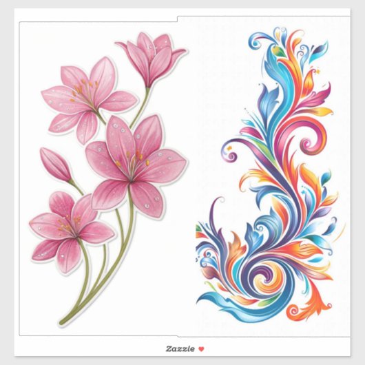 Vinyl-Aufkleber nach Maß Aufkleber (Blatt)