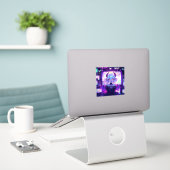 Vinyl-Aufkleber nach Maß Aufkleber (Laptop auf Schreibtisch)