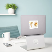 Vinyl-Aufkleber nach Maß Aufkleber (Laptop auf Schreibtisch)