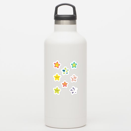 Vinyl-Aufkleber nach Maß Aufkleber (Wassserflasche)