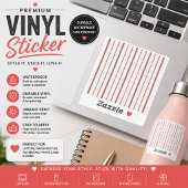 Vinyl-Aufkleber nach Maß Aufkleber