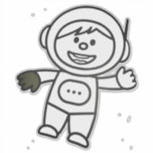 Vinyl-Aufkleber nach Maß Aufkleber (Vorderseite)