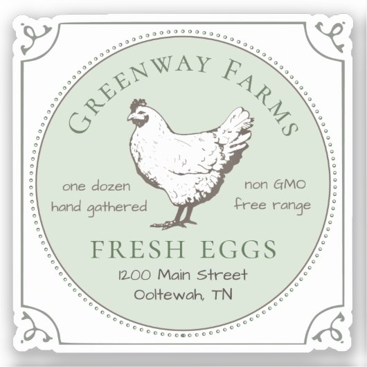 Vinyl-Aufkleber nach Maß Aufkleber (Vorderseite)