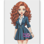 Vinyl-Aufkleber nach Maß Aufkleber (Vorderseite)