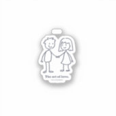 Vinyl-Aufkleber nach Maß Aufkleber (Vorderseite)