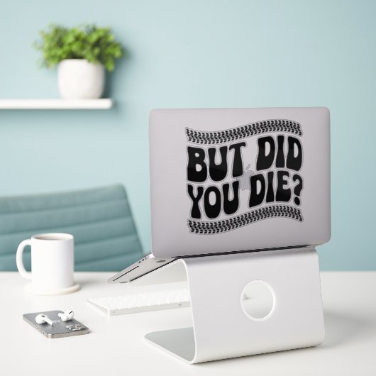 Vinyl-Aufkleber nach Maß Aufkleber (Laptop auf Schreibtisch)