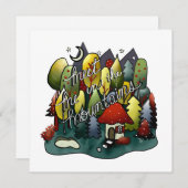 Vinyl-Aufkleber nach Maß Feiertagskarte (Vorne/Hinten)