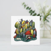 Vinyl-Aufkleber nach Maß Feiertagskarte (Stehend Vorderseite)