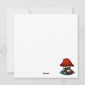 Vinyl-Aufkleber nach Maß Feiertagskarte (Rückseite)