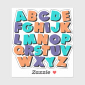 Vinyl-Aufkleber nach Maß geschnitten - Glückliche Aufkleber (Blatt)