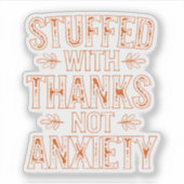 Vinyl-Aufkleber nach Maß geschnitten - mit Dank ge Aufkleber (Vorderseite)