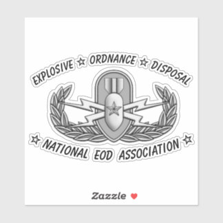 Vinyl-Aufkleber nach Maß geschnitten Senior EOD Ab Aufkleber