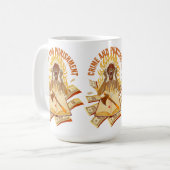 Vinyl-Aufkleber nach Maß Kaffeetasse (Vorderseite Links)