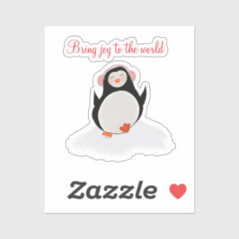 Vinyl-Aufkleber nach Maß mit Pinguin Aufkleber