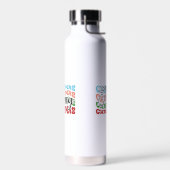 Vinyl-Aufkleber nach Maß Trinkflasche (Links)